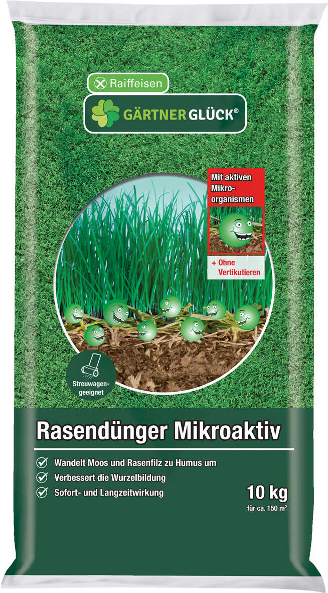 GÄRTNERGLÜCK Rasendünger Mikroaktiv